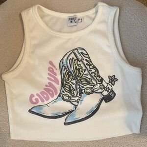Princess Polly graphic crop tank